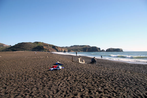 Beachgoers